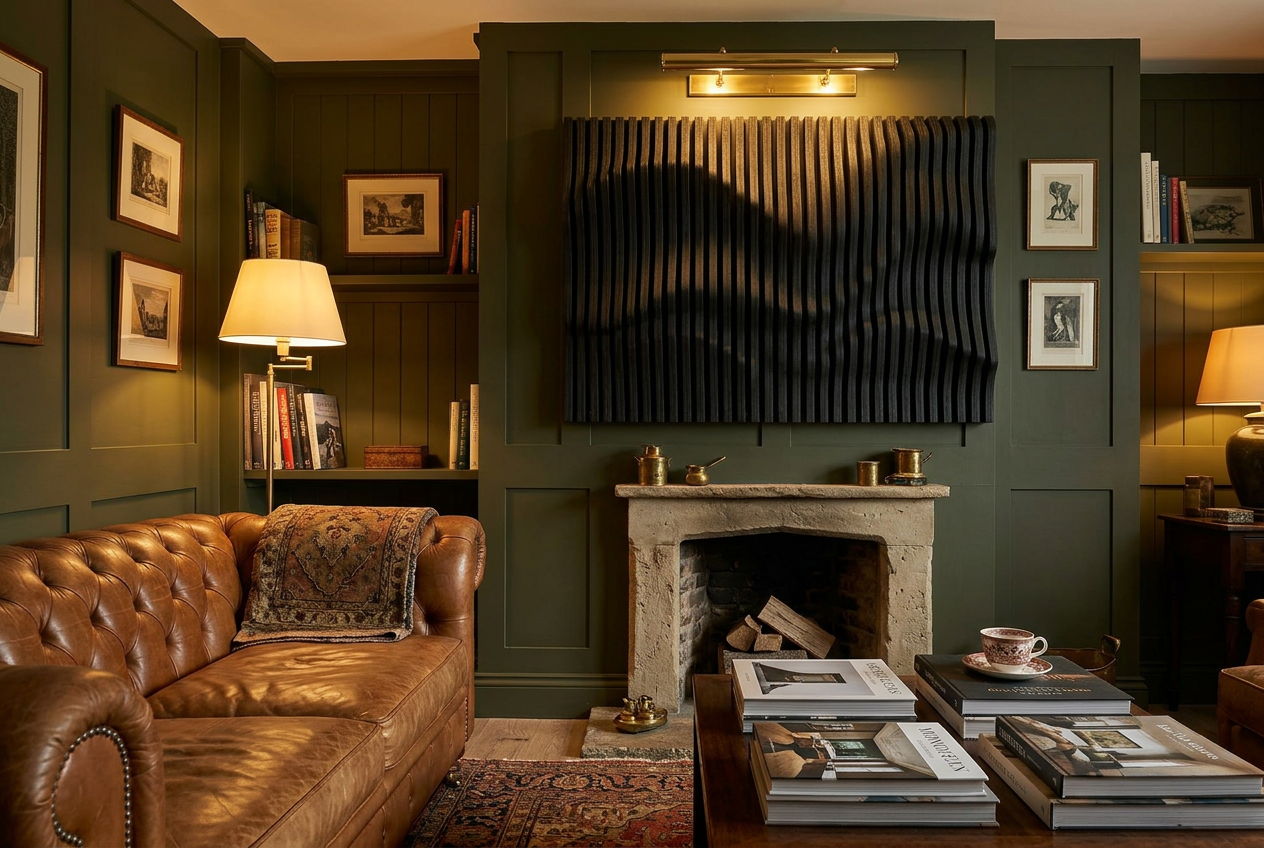 Wave panel — library snug
